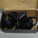 12 Pack E-Track O-Ring Tie-Down Anchors for Secure Motorcycles, Cargo Loads, Bikes in Trailers, Pickups, Vans, Trucks for E-Track System Accessories for Enclosed