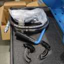 MEKOH Pressure Washer Hose Reel 3/8"x350ft, 5000PSI Hand Crank Power Washer Hose Reel for 1/4"x455ft, Heavy Duty Steel Hose Reel with Trailer/Wall/Van Mount, A-Frame Manual Reel for Water,M22 Fitting