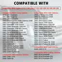 LS3 5-Layer MLS Head Gaskets Compatible with Chevy GMC Pontiac Saab Vehicle 6.0 6.2 L99 L76 L77 LS2 LQ4 LQ9 L92 L96 L94 L9H (2 Pcs)