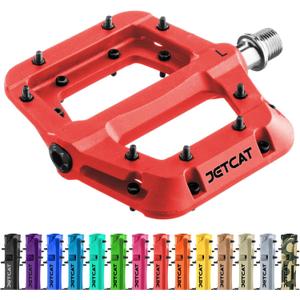 Mountain Bike Pedals Flat - MTB Pedals Flat, Bicycle Pedals for BMX/MTN/Road/Gravel/EBike, BMX Pedals, Platform Pedals, Adults & Kids Bike Replacement Upgrades Parts 9/16