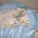 Portable Pop-Up Brown Mosquito Net Tent for Bed, L79 x W71 x H59 inch Large Folding Mosquito Netting with Net Bottom, 2 Entries, Suit for Twin to King Size Bed Light Blue