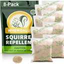 DALIYREPAL Squirrel Repellent Outdoor, Chipmunk Repellent Outdoor,Squirrels Repellent for Garden, Outdoor Squirrels Repellent for Attic, Squirrel Deterrent Mint, Keep Squirrel Away for Plant -8 Packs