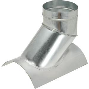 PATIKIL Duct Connector, Saddle Take Off 45 Degree 8" Duct to 6" Outlet Saddle Branch Extension Duct Splitter Round Duct Fittings for Exhaust Fan Dryer HVAC Vent System