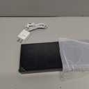 Alampan 12" Large Digital Wall Clock with Remote Control, USB Powered, Corded RGB LED Clock with Full Screen Display, Big Numbers, for Classroom, Living Room, Elderly, Wall Mounted, DST, KSJ-01, Black