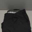 Haggar mens Premium Comfort Classic Fit Pleat Expandable Waist Dress Pants, Black, 44W x 30L US