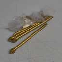 Magnetic Curtain Rods for Metal DoorsNo Tools Required,Multi-Use Adjustable Appliance for Windows Iron Steel Places 09-16 Inch2 Pack, Gold