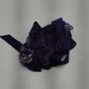 RSLOVE Women Teddy Lingerie Lace Bodysuit One Piece Halter Deep V Babydoll Underwear (X-Large, Purple)