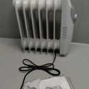 Oil Filled Radiator Heater, Oil Heater with Adjustable Thermostat, Electric Radiator Heater with Overheat Safety, Mini Portable Space Heater 700W