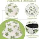 Fuzzy Bucket Hats Plush Bucket Cap Warm Soft Adjustable Winter Spring Furry Fisherman Bucket Hat for Women Men