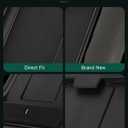 SCITOO Center Console Lid Replacement Kit for 1999-2007 For Chevy Silverado, Avalanche, Suburban, For GMC Sierra, Yukon - Center Console Cover OEM 19127364, 19127365, 19127366 Dark Grey