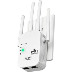 2025 WiFi Extenders Signal Booster for Home Long Range Up to 9800 sq. ft & 40 Devices, WiFi Extender Signal Booster, Quick Setup-Medium, Internet Repeater, WiFi Extender (white-d8)