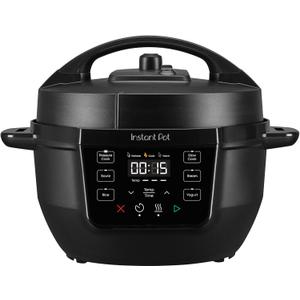 Instant Pot 4QT RIO Mini 7-in-1 Multi-Cooker, Pressure Cooker, Slow cook, Saut, Steam, Rice Maker, Yogurt, & Warmer, Black, 8 Quarts