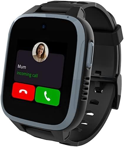XPLORA XGO 3 - Watch Phone for Children (4G) - Calls, Messages, Kids School Mode, SOS Function, GPS Location, Camera and Pedometer – (Subscription Required) (Black)