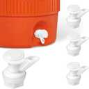 Push Button Water Spigot Replacement, Reusable Compatible with Igloo 2, 3, 5, and 10 Gallon Water Cooler, BPA-Free, Durable 5 Gallon Outdoor Bucket Spigot