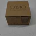 Vintage Drinking Glasses Set Of 4-10 oz Textured Green Glass Cups, Cute Green Glassware for Home & Bar, Retro Style Embossed Drinkware, Unique Decorative Cocktail Cup Sets - Heavy Duty & Durable (Lowball)