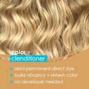Keracolor Color + Clenditioner 3-in-1 Color-Depositing Conditioner, Gentle Cleansing Conditioner Infusing Semi-Permanent Hair Color, 9 Shades, 33.8 Fl Oz (Honey)