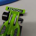 Flex Race Car Track 15 Ft for Kids 3+ Toys, with 4 Small Racecars, Suitable for Hot Wheels and Diecast 1/64th Cars, Rolls Up Race Tracks with Strong Suction Cups