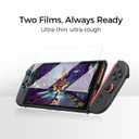 AKNES Switch 2 Accessories Bundle Kit, Carrying Case for Nintendo Switch 2 (2025), Clear Slim Dockable Protective Case, Silicone and PC JoyCon Case Cover, Glass Screen Protectors, Thumb Grip Caps