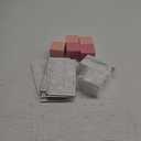 Kigley 8 Pcs Custom Wooden Name Sign 8 Letter Blocks and 78 Wooden Letter Name Wooden Cubes Wooden Blocks for Montessori Shower Name Alphabet Wood Signs(Pink)