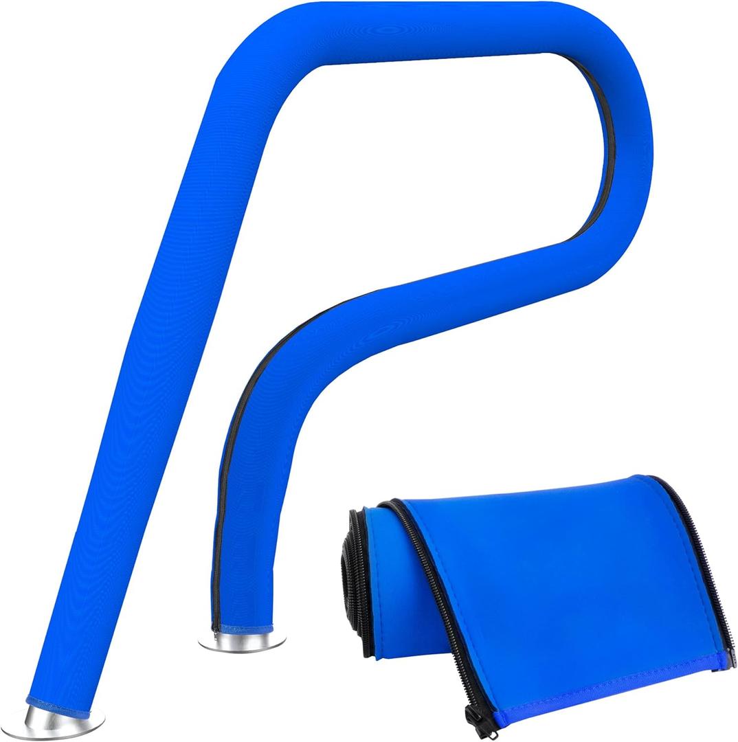 10 Foot Zippered Pool Railing Covers-Pool Railing Covers-Zippered Swimming Pool Handrail Covers for Inground Swimming Pool Ladder Handles (10 Feet)