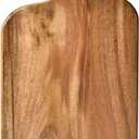 BILL.F Acacia Wood Cutting Board with Handle Wooden Charcuterie Board Paddle Cheese Board Serving Boards for Kitchen Meat, Pizza,Cheese, Bread, Vegetables &Fruits 15'' x 7.5'' x 0.6''