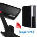 NBCP PC Guitar Hero Controller, Wireless PS3 Guitar Hero with Dongle for PC/PlayStation 3, Compatible with Guitar Hero, Rock Band, Clone Hero & Fortnite Festival - Black