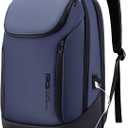 BANGE Business Smart Backpack Waterproof fit 15.6 Inch Laptop Backpack with USB Charging Port, Travel Durable Backpack (Large, Blue)