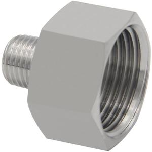 beduan Garden Hose Adapter, 3/4" GHT Female x 1/4" NPT Male Stainless Steel Connector GHT to NPT Adapter Garden Hose to Pipe Fittings Connect