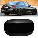 TTCR-II Compatible with Mercedes Benz C Class W 205 Fuel Tank Cover 2015-2021, Fuel Pump Access Closing Cover for Mercedes Benz C250 C300 C350 C400 C450 C43 C63 2015-2021 Piano Black Painted