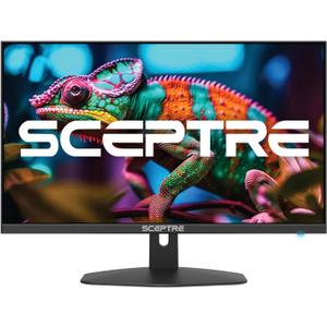 New! Sceptre 27-inch Gaming Monitor 100Hz 1ms DisplayPort HDMI x2 100% sRGB AMD FreeSync Build-in Speakers, Eye Care Frameless Machine Black 2025 (E275W-FW100T Series)