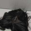 WERD Black Short Bob Wig,Straight Black Bob Wig with bangs, 10 inch Straight Bob Bangs Wig for Women Natural Looking for Daily Use