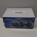 Threeking 1:14 Waterproof Monster Truck Toys RC Cars Speed-Adjustable Amphibious Remote Control Car Trucks with Lights 4WD All Terrain Off-Road Pickup Toy Gifts Presents (Blue)