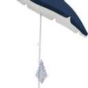 JEAREY 6.5ft Sun Shade Umbrellas, Portable Umbrella with Stand, Lightweight Sun Protection Free Standing Sport Umbrella for Outdoor Sports, Camping, Fishing, Patio, Beach, Navy