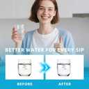 WRF555SDFZ FMM-2 WRF535SWHZ WRX735SDHZ WRMF3636RZ WRX735SDBM WRF555SDHV WRFF3436RZ WRF535SWHV Refrigerator Water Filter For Whirlpool, Fit Maytag Mfi2570fez Msd2651heb Replacement 3PK