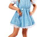 Rubies The Wizard of Oz: Dorothy Sequin Costume Dress for Kids (Toddler, One Color)