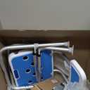 Swive Shower Chair with Arms and Back Heavy Duty 500 lbs for Seniors Elderly Disabled or Bariatric Adults Bench Seat for Inside Shower Stall and Bathroom Bath Tub Seats Adjustable Stool