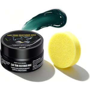 Ultimate Car Scratch & Trim Restoration Kit - Erases Scratches, Revives Faded Black Plastic, Vinyl & Rubber to Restore a Like-Deep Shine, Plastic Refurbishment