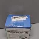 Chair Leg Floor Protectors for Hardwood Floors Felt Furniture Pads Silicone Caps 16 Pack Anti-Scratch Reduce Noise Clear Round Medium Fit 3/4" to 1-3/16" (19-30mm)