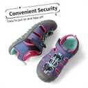 DREAM PAIRS Boys Girls Toddler 181105K Blue Fuchsia Mint Athletic Outdoor Summer Sandals Size 9 M US Toddler
