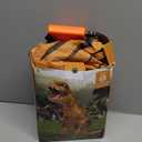 Halloween Inflatable Dinosaur Costume Adult Fancy Dinosaur Suit Blow up Trex Costume Full Body Dino Costume For Halloween Cosplay Party(brown)