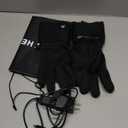 SAVIOR HEAT Heated Glove Liners for Men Women, Rechargeable Battery Electric Heated Gloves, Winter Warm Glove Liners, Thin Gloves Riding Ski Snowboarding Hiking Cycling Hand Warmers (Medium-Large)