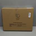 12"x16" Clear Acrylic Serving Tray with Golden Handles, Sturdy Huge Capacity Acrylic Tray for Coffee, Juice, Kitchen and Desk Organizer, Storage Tray (12"x16")