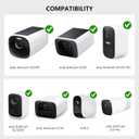 Metal Wall Mount for eufy SoloCam S220/C210, eufyCam 2C/2C Pro, 2/2 Pro, 3C/S300, 3/S330, Eufycam S3 Pro, 360 Swivel+90 Tilt Adjustable Mounting Bracket with Better View for Eufy Camera, Rust-Proof