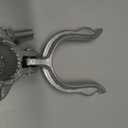 Chain Link Fence Gate Fork Latch - Commercial Heavy Duty - Malleable - Galvanized Gate Latch with Hole for Padlock (1-3/8" x 2-3/8" (2-1/2"))