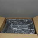 1 Pack of Extra Large Cat Litter Box (ABS Material), Low Entry Senior Litter Pen for Geriatric Kitty Big Cats, Jumbo Pet Safe Litter Boxes Tray for Indoor Pets Potty (Gray, 20" L x 15.5" W)