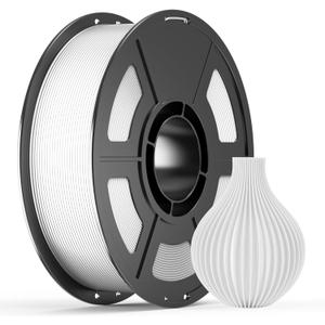 IEMAI High Speed PETG 3D Printer Filament 1.75mm, 300mm/s Fast Printing, 1kg Spool (2.2lbs) Dimensional Accuracy +/- 0.02mm, for Bambu Lab, FDM Printers, White
