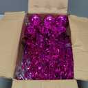 12 Pack Metallic Foil Spary Centerpieces for Tables, Hot Pink Centerpieces for Tables Decorations, Star Brust Table Centerpieces for Birthday Graduation Wedding Baby Shower Party
