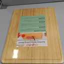 Extra Large 100% Organic Bamboo Cutting Board, 24x18 Inch Butcher Block Chopping/Carving Board with Handle and Juice Groove for Turkey, Meat, Vegetables, BBQ (XXL, 24" x 18" (24"L x 18"W)