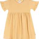 Gerber Girls' Toddler Short-Sleeve and Sleeveless Dress  (3T,)