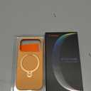 TORRAS Q3 Silicone 360 Spin for iPhone 17 Pro Case with Stand, Fit for MagSafe, Magnetic Ring Stand with Camera Control, Liquid Silicone Rubber Soft Phone Case for iPhone 17 Pro 6.3'', Pastel Orange